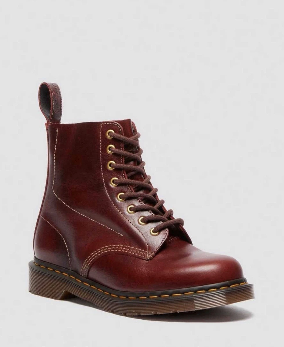 Dr. Martens Low (1-1.9 in) Heel Height Red Boots for Women for