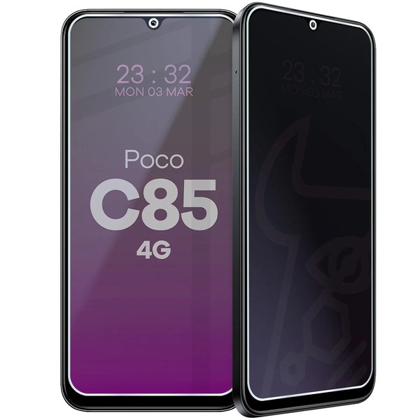 Sichtschutzglas FüR Xiaomi Poco C85 4G Bizon Blickschutz Schutzglas Hybridglas-image