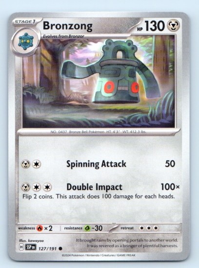 Bronzong 127/191 ~ Common English Near Mint