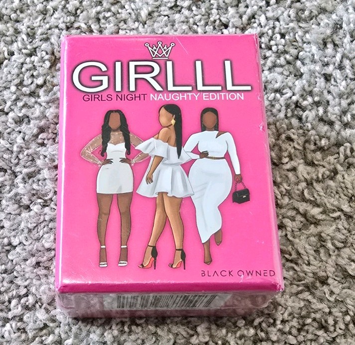 Girlll Party Card Game Black Owned Girls Night Naughty Edition