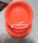 NEW FIESTAWARE FIESTA 4 PC. PERSIMMON 5 1/4" FRUIT/DESSERT BOWL SET 1999 RETIRED