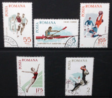 ROMANIA 1965 Sport: Spartacist Games. Set of 5. Fine USED CTO. SG3324/3328.