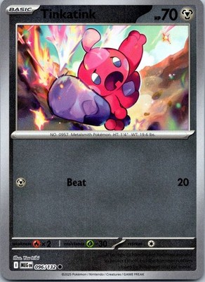 Pokemon TCG - Mega Evolution (MEG EN) Tinkatink - #096/132 - Reverse Holo
