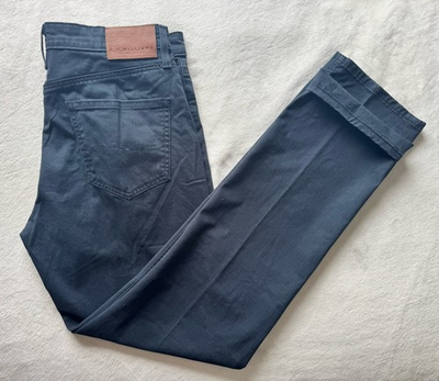 #ad #ad RM Williams Ramco Drill Jeans Navy Men’s 34 32 Straight Leg Cotton Elastane $44.97