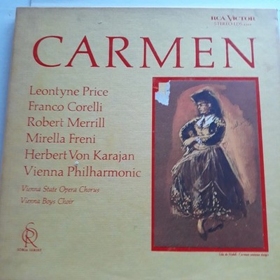 Bizet Leontyne Price Franco Corelli Robert Merrill Mirella Freni Herbert V NM