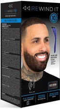 REWIND IT 10 Dark Brown Beard and Mustache Color