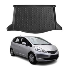 Kofferraumwanne Laderaumwanne für Honda Jazz 2009-2014 Gummi TPE Schwarz