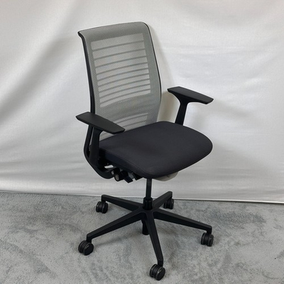 #ad #ad Steelcase Think Task Chair Grey Black $265.00