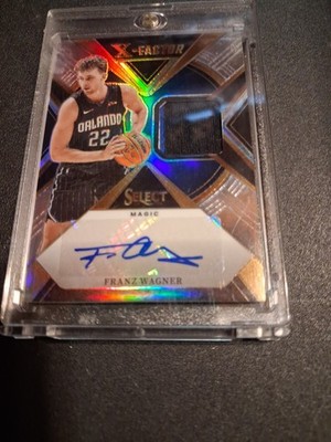 2023-24 Panini Select - X Factor Memorabilia Signatures Franz Wagner #XFS-WAG...