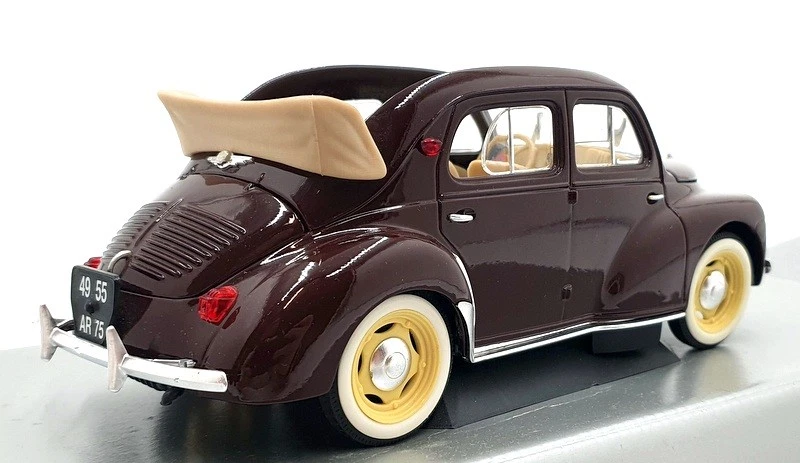 Solido 1/18 Scale Diecast 8048 - Renault 4CV - Maroon - Image 2 of 4