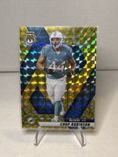 2025 Panini Mosaic - Chop Robinson #20 Reactive Yellow Mosaic Prizm