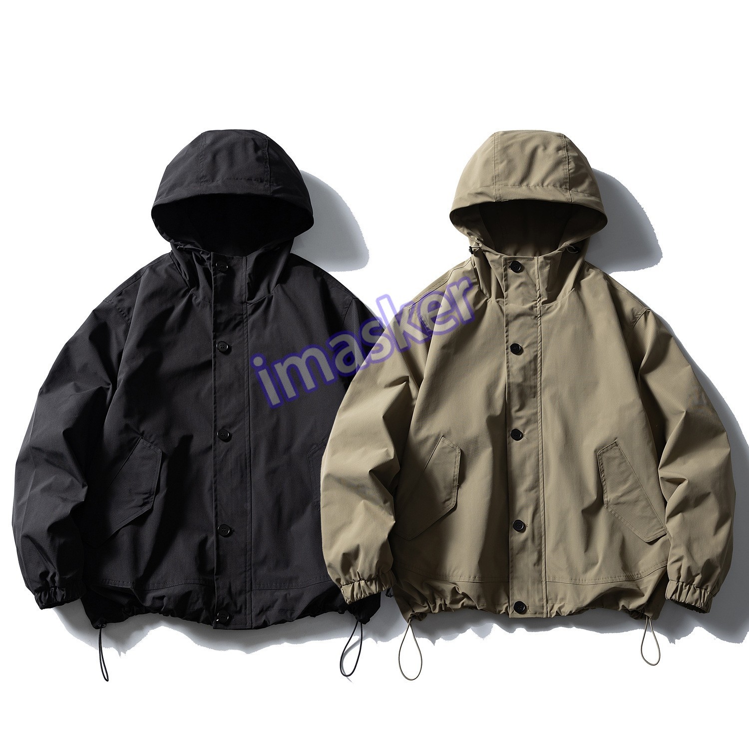 Men's Loose Outdoor Jacket American Outdoor Workwear Hooded Casual Jacket
