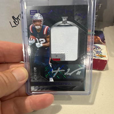 Panini 2025 Black - TreVeyon Henderson Patriots RKPA-THN RC Auto Patch /199