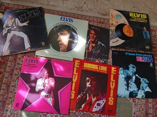 Elvis Album Vinyl Lot - 6