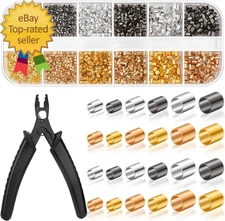 Crimping Beads for Jewelry Making  2200 Pieces Crimp Tubes