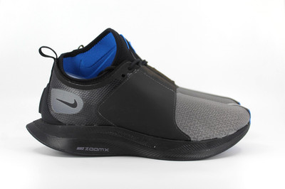 Nike Air Zoom Pegasus Turbo XX Laufschuhe UK 7 Triple Black Cobalt AR4347-004
