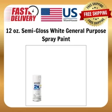 12 oz. Semi-Gloss White General Purpose Spray Paint