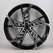 19" Abt b/p alloy wheels vw golf caddy audi/vw/tt/t4/a4/a3/a6/skoda/seat + tyres