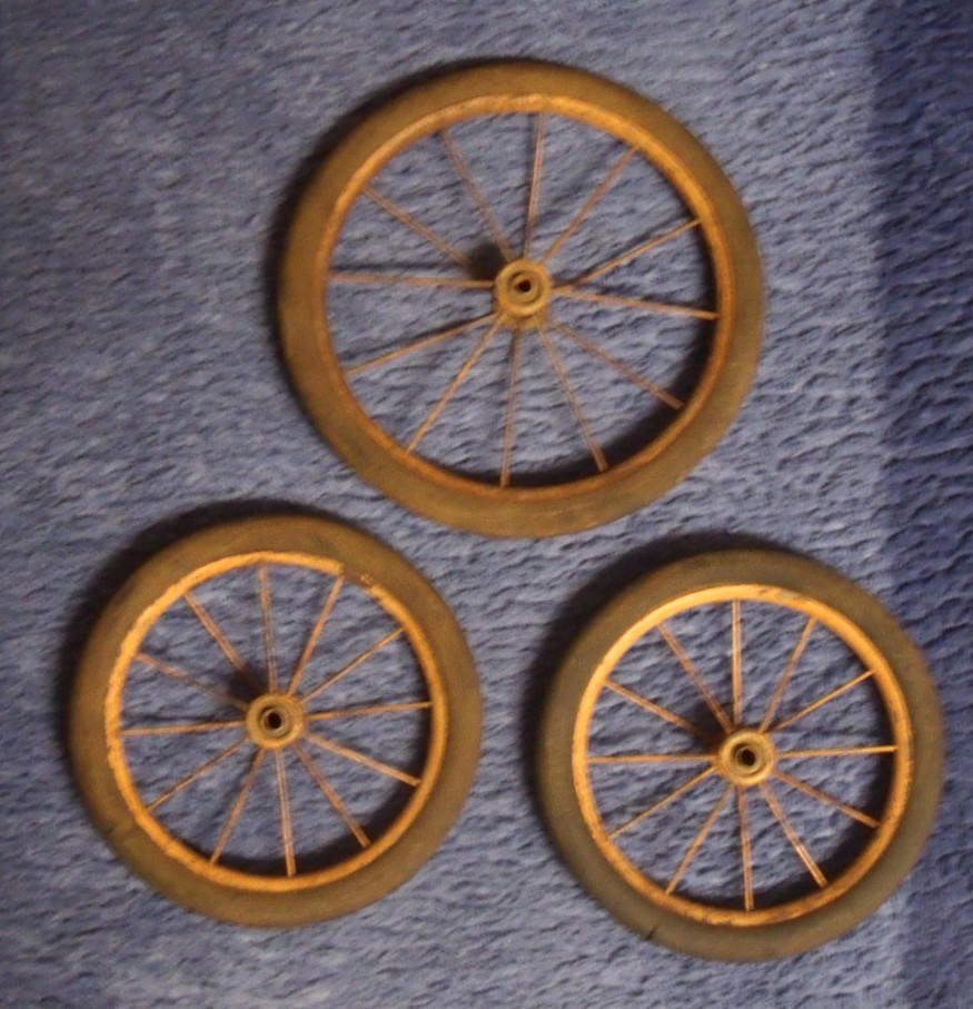 Vintage Tricycle Wheels (?) - Restoration Parts