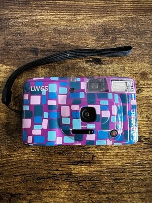 Vivitar Hip Hues Wild Automatic 35mm Film Camera LW65 Cool Color Patterns Works!