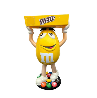 M&M's イエロー ディスプレイ user_dd4d664c M&M's Yellow Character Display Figure with Tray Candy & Nuts | eBay