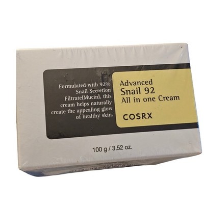 COSRX Advanced Snail 92 All In One Cream 100g 3.52oz New Sealed K-Beauty