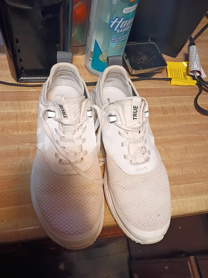 VERDADEROS Zapatos de Golf Híbridos Wanderlux Blanco Tejido Para Hombres EE. UU. 11,5 M Foto 2 de 4