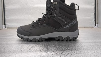 Merrell Men's Thermo Akita Mid Wp Winter Boot, Black, 8.5 M US