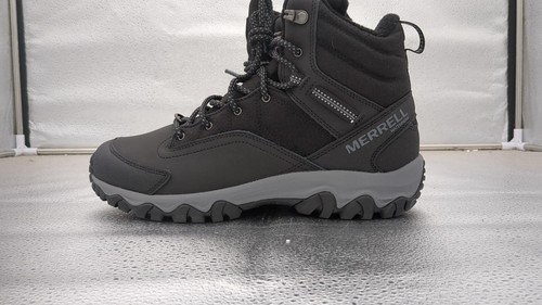 Merrell Men's Thermo Akita Mid Wp Winter Boot, Black, 8.5 M US