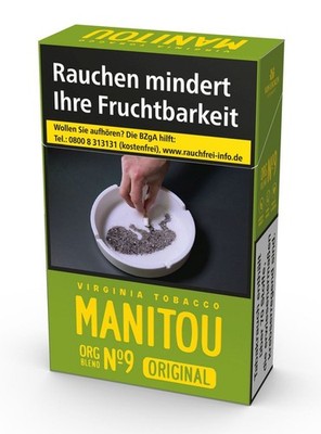Stange Manitou Original Org Blend No. 9 Green Zigaretten 2x10x20 zu 8,20/82,00