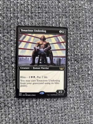 Tenacious Underdog Magic The Gathering 345 SNC Rare