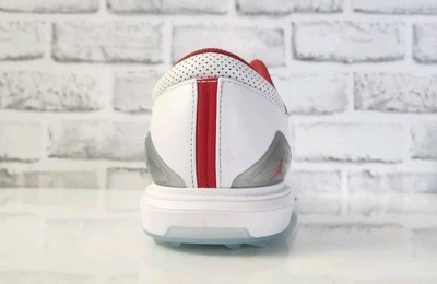 Nike Air Jordan ADG 5 W White Red Metallic Silver Golf FQ7874-101 Mens Size 13 Nike Air Jordan ADG 5 White Fire Red Metallic Silver Men main image 3