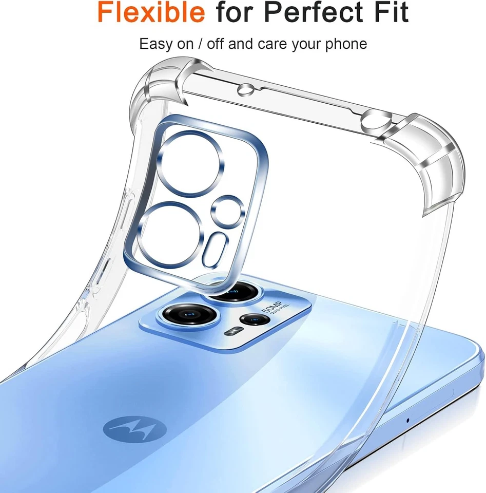 Coque Etui + Verre Trempé pour Motorola Moto G04 G05 G14 G15 G34 G35 G55 G56 G84 - Photo 3/3