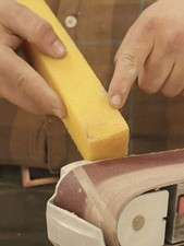 Large sanding belt cleaning block 200 x 40 x 40 mm sandpaper cleaner PI