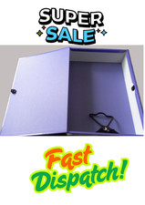 Purple Pukka A4 Foolscap Box File Secure Document Storage With Spring Clip