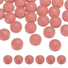 12mm Glass Mosaic Tiles, 300g Iridescent Glass Mosaic Tile Bulk, Watermelon Red