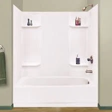 EL Mustee 53WHT 1/2" DuraWall Bath Wall Set PVC MPN 53WHT