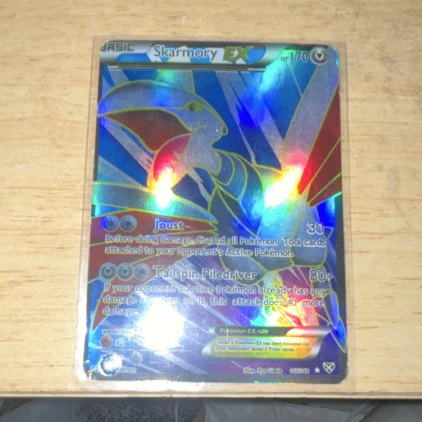 Pokémon Skarmory EX Full Art Ultra Rare Holo Card XY 145/146 English