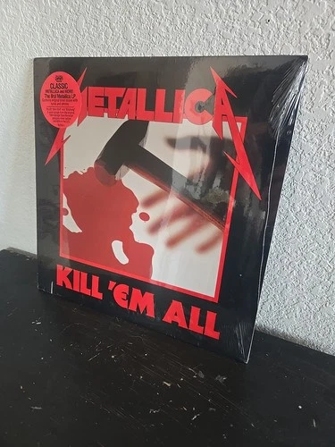 Metallica - KILL 'EM ALL - 1988- ELEKTRA “Hype Sticker + Shrink” "SEALED"