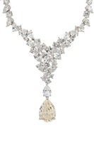Latelita Lydia Statement Halskette Moissanit Silber 925 Sterling Silber
