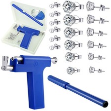 Hicarer Ear Piercing Gun Kit Professional Ear Piercing Machine with 12 Pairs sta