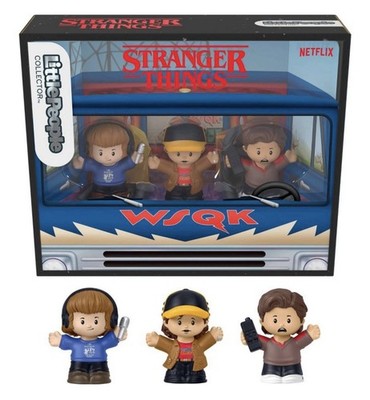 NEW - Mattel Little People Collector Stranger Things Netflix WSQK Steve Robin +