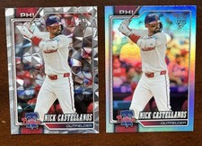 2026 Topps Series 1 Nick Castellanos Philadelphia Phillies - Diamanté & Rainbow