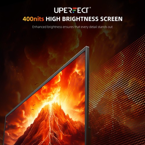 UPERFECT 23.8" 4K Portable Monitor Gaming Screen HDMI USB C External Screen - Picture 3 of 8