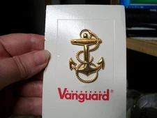 US Navy Midshipmen Cadet Anchor Insignia Cap Hat Pin Badge