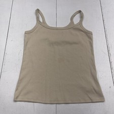 Old Navy Beige Ribbed Cami Tank Women s Size Large