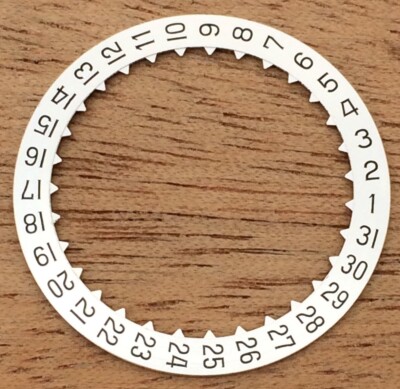 NOS New Peseux 7016 2557 H.3 Date Indicator Disc Calendar Disco Part Watch
