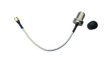 N Jack Female Bulkhead to SMA male RG402 50 ohm Semi-rigid coax cable