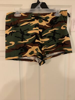 Bobbie Brooks Woman's Camouflage Casual Shorts Elastic