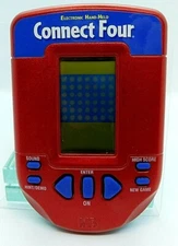 Hand Held Game Milton Bradley Connect Four Electronic 2002 Hasbro
